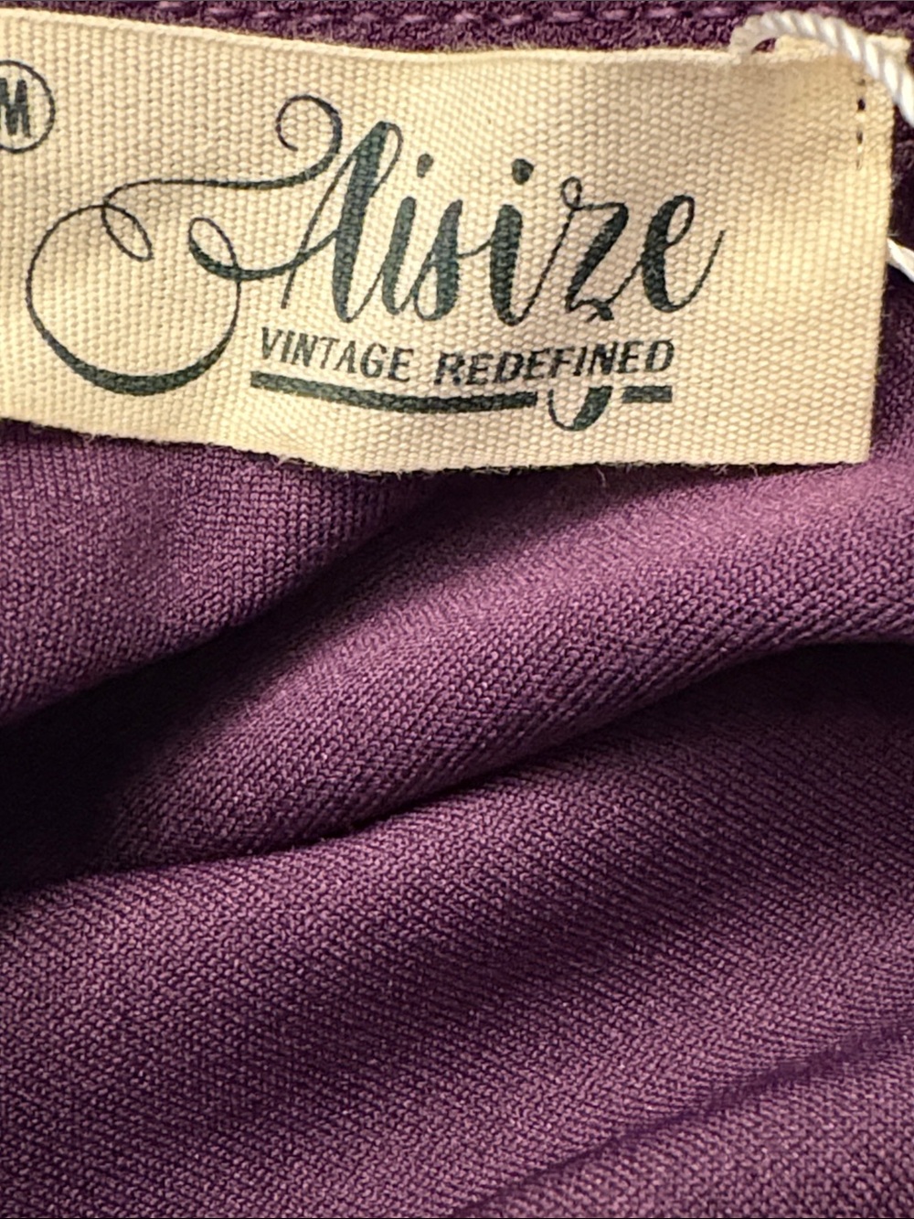 Aisize Vintage Redefined Ruched Dress with Side Ruffle - Picture 7 of 14